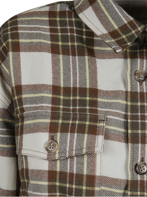 Checked shirt AMI PARIS | USH771DWV00942186